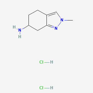 2-Methyl-4,5,6,7-tetrahydroindazol-6-amine;dihydrochloride