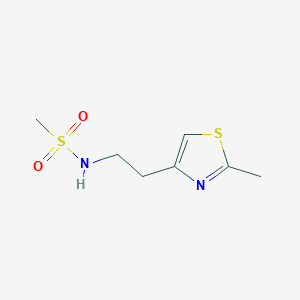 N-[2-(2-methyl-1,3-thiazol-4-yl)ethyl]methanesulfonamide