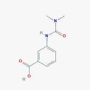 3-[(Dimethylcarbamoyl)amino]benzoic acid