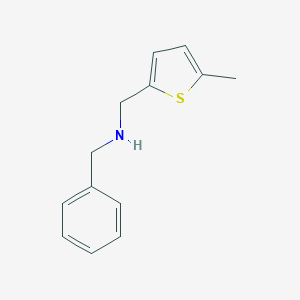 molecular formula C13H15NS B275484 N-benzyl(5-methyl-2-thienyl)methanamine 