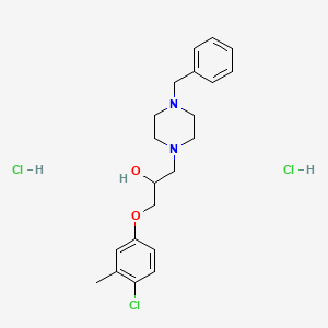 1-(4-Benzylpiperazin-1-yl)-3-(4-chloro-3-methylphenoxy)propan-2-ol dihydrochloride