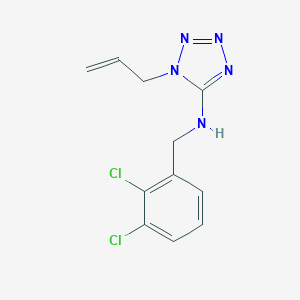 molecular formula C11H11Cl2N5 B275488 N-(2,3-dichlorobenzyl)-1-(prop-2-en-1-yl)-1H-tetrazol-5-amine 