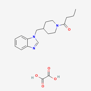 1-(4-((1H-benzo[d]imidazol-1-yl)methyl)piperidin-1-yl)butan-1-one oxalate