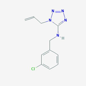 molecular formula C11H12ClN5 B275489 N-(3-chlorobenzyl)-1-(prop-2-en-1-yl)-1H-tetrazol-5-amine 