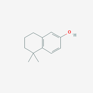 molecular formula C12H16O B2754925 2-Naphthalenol, 5,6,7,8-tetrahydro-5,5-dimethyl- CAS No. 51438-95-0