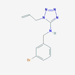 N-(3-bromobenzyl)-1-(prop-2-en-1-yl)-1H-tetrazol-5-amine