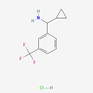 Cyclopropyl(3-(trifluoromethyl)phenyl)methanamine hydrochloride