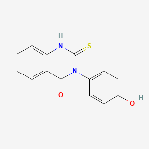 molecular formula C14H10N2O2S B2754947 3-(4-hydroxyphenyl)-2-sulfanylidene-1H-quinazolin-4-one CAS No. 65141-69-7