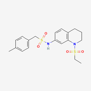 N-(1-(ethylsulfonyl)-1,2,3,4-tetrahydroquinolin-7-yl)-1-(p-tolyl)methanesulfonamide