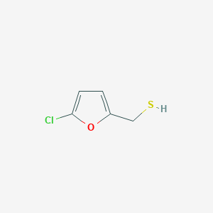 molecular formula C5H5ClOS B2754965 (5-Chlorofuran-2-yl)methanethiol CAS No. 1823024-15-2