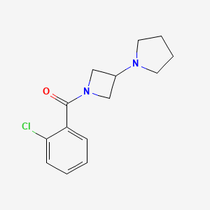 (2-Chlorophenyl)-(3-pyrrolidin-1-ylazetidin-1-yl)methanone