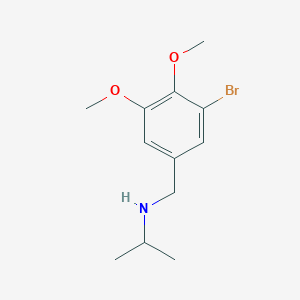 N-(3-bromo-4,5-dimethoxybenzyl)propan-2-amine
