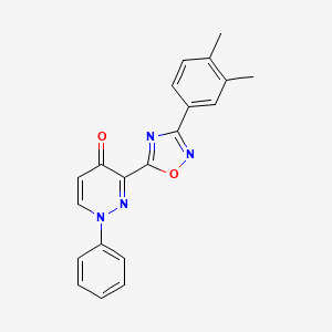 molecular formula C20H16N4O2 B2755009 2-{[6-(3,5-dimethylpiperidin-1-yl)pyrimidin-4-yl]thio}-N-(3-methoxyphenyl)acetamide CAS No. 1251547-52-0