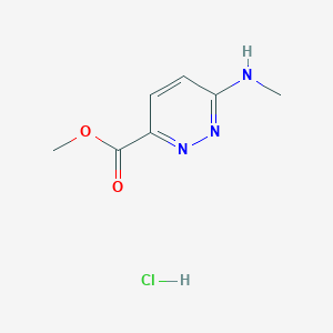 Methyl 6-(methylamino)pyridazine-3-carboxylate;hydrochloride