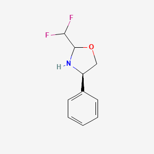 (4R)-4-Phenyl-2-(difluoromethyl)oxazolidine