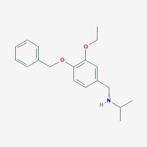 N-[4-(benzyloxy)-3-ethoxybenzyl]propan-2-amine