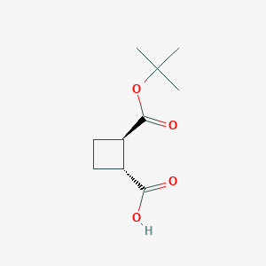trans-2-(Tert-butoxycarbonyl)cyclobutane-1-carboxylic acid