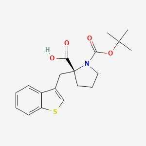 Boc-(R)-alpha-(3-benzothiophenylmethyl)-proline