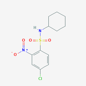 ((4-Chloro-2-nitrophenyl)sulfonyl)cyclohexylamine