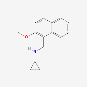 N-[(2-methoxynaphthalen-1-yl)methyl]cyclopropanamine