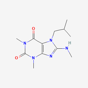 7-isobutyl-1,3-dimethyl-8-(methylamino)-1H-purine-2,6(3H,7H)-dione