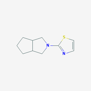 2-(3,3a,4,5,6,6a-Hexahydro-1H-cyclopenta[c]pyrrol-2-yl)-1,3-thiazole
