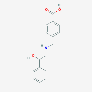 4-{[(2-Hydroxy-2-phenylethyl)amino]methyl}benzoic acid