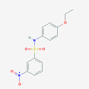 molecular formula C14H14N2O5S B2755130 N-(4-ethoxyphenyl)-3-nitrobenzenesulfonamide CAS No. 448201-69-2