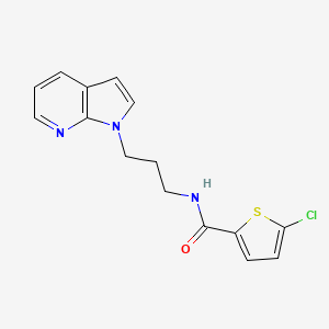 N-(3-(1H-pyrrolo[2,3-b]pyridin-1-yl)propyl)-5-chlorothiophene-2-carboxamide