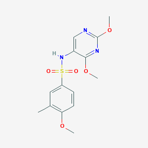 N-(2,4-dimethoxypyrimidin-5-yl)-4-methoxy-3-methylbenzenesulfonamide