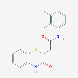 B2755152 N-(2,3-dimethylphenyl)-2-(3-oxo-3,4-dihydro-2H-1,4-benzothiazin-2-yl)acetamide CAS No. 301683-24-9