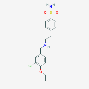 4-{2-[(3-Chloro-4-ethoxybenzyl)amino]ethyl}benzenesulfonamide