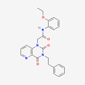 2-(2,4-dioxo-3-phenethyl-3,4-dihydropyrido[3,2-d]pyrimidin-1(2H)-yl)-N-(2-ethoxyphenyl)acetamide