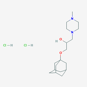 1-((3s,5s,7s)-Adamantan-1-yloxy)-3-(4-methylpiperazin-1-yl)propan-2-ol dihydrochloride