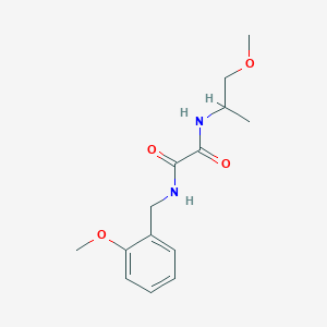 molecular formula C14H20N2O4 B2755196 N1-(2-methoxybenzyl)-N2-(1-methoxypropan-2-yl)oxalamide CAS No. 920189-45-3
