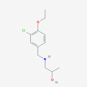 1-[(3-Chloro-4-ethoxybenzyl)amino]propan-2-ol