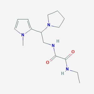 N1-ethyl-N2-(2-(1-methyl-1H-pyrrol-2-yl)-2-(pyrrolidin-1-yl)ethyl)oxalamide