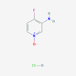 4-Fluoro-1-oxidopyridin-1-ium-3-amine;hydrochloride