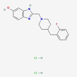 molecular formula C20H23ClFN3O B2755208 TCN 237 dihydrochloride CAS No. 700878-19-9