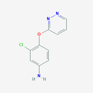 3-Chloro-4-(pyridazin-3-yloxy)aniline