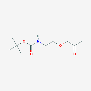 tert-butyl N-[2-(2-oxopropoxy)ethyl]carbamate