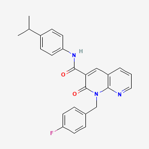 1-(4-fluorobenzyl)-N-(4-isopropylphenyl)-2-oxo-1,2-dihydro-1,8-naphthyridine-3-carboxamide