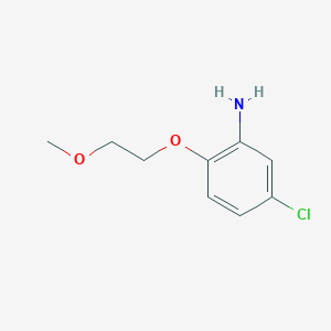5-Chloro-2-(2-methoxy-ethoxy)-phenylamine