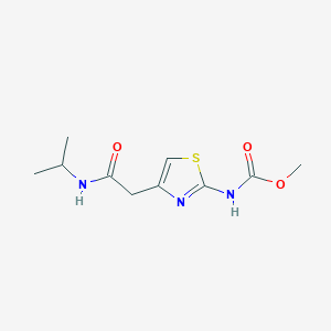 Methyl (4-(2-(isopropylamino)-2-oxoethyl)thiazol-2-yl)carbamate