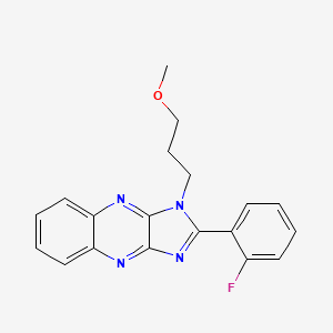 2-(2-fluorophenyl)-1-(3-methoxypropyl)-1H-imidazo[4,5-b]quinoxaline