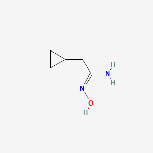 2-cyclopropyl-N-hydroxyacetamidine
