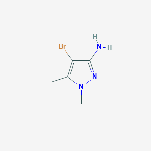 molecular formula C5H8BrN3 B2755343 4-Bromo-1,5-dimethyl-1H-pyrazol-3-amine CAS No. 154787-28-7