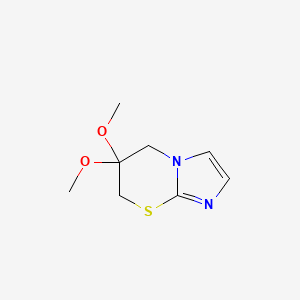 6,6-dimethoxy-5H,6H,7H-imidazo[2,1-b][1,3]thiazine
