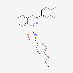 2-(3,4-dimethylphenyl)-4-[3-(4-ethoxyphenyl)-1,2,4-oxadiazol-5-yl]phthalazin-1(2H)-one