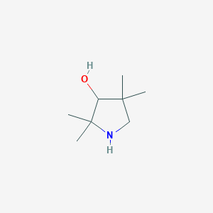 molecular formula C8H17NO B2755376 2,2,4,4-Tetramethylpyrrolidin-3-ol CAS No. 1784608-85-0
